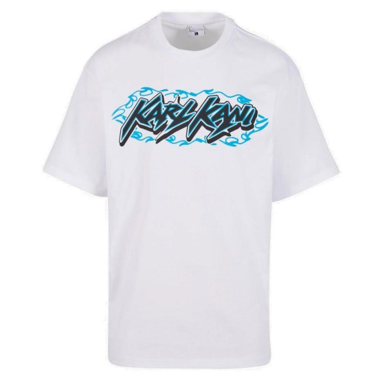 Karl Kani  Woven Signature Kani Heat Tee Άσπρο